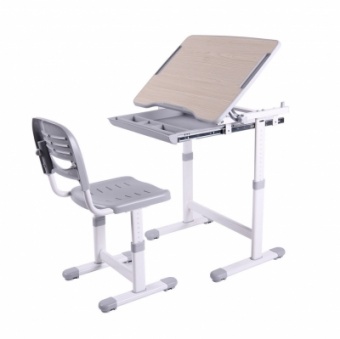 Регулируемая парта и стул FunDesk Piccolino (Grey, Pink, Blue) в магазине Парта-Плюс